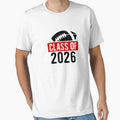 Class 2026 Football Graduation Senior T-Shirt - Trendy Graphic for Adults - T-Shirt, Sweatshirt, Hoodie