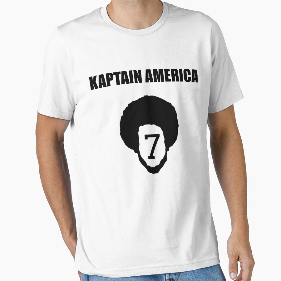 Kaptain America No 7 T-Shirt - Trendy Graphic Men Women - T-Shirt, Sweatshirt, Hoodie