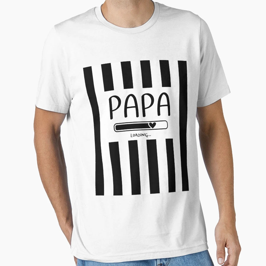 Black And White Vertical Striped T-Shirt - Minimalist Print for Adults - T-Shirt, Sweatshirt, Hoodie