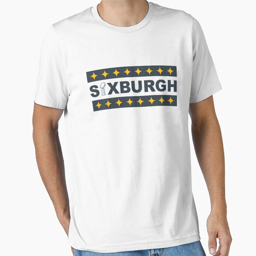 Sixburgh T-Shirt - Fun Novelty Design for Adults - T-Shirt, Sweatshirt, Hoodie