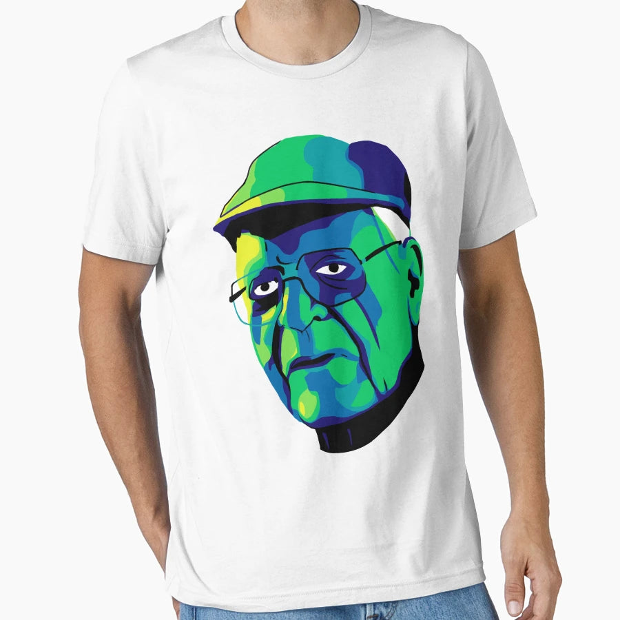 Grandfather Face T-Shirt - Minimalist Print for Adults - T-Shirt, Sweatshirt, Hoodie