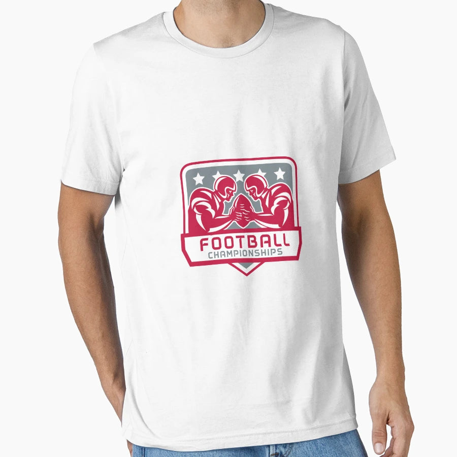 American Football Championship Crest T-Shirt - Streetwear Style Men Women - T-Shirt, Sweatshirt, Hoodie