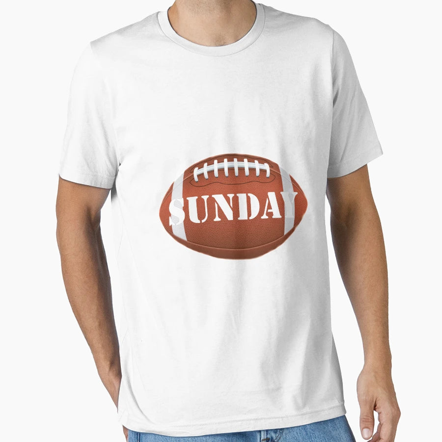 Match Football Superbowl Sunday Beer T-Shirt - Graphic Print Unisex - T-Shirt, Sweatshirt, Hoodie