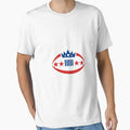 American Football Ball Crown Star Icon T-Shirt - Novelty Apparel Men Women - T-Shirt, Sweatshirt, Hoodie