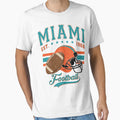 Miami Football T-Shirt - Casual Everyday Wear Unisex - T-Shirt, Sweatshirt, Hoodie