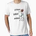Like Football Love Jesus Hate Work T-Shirt - Novelty Apparel for Adults - T-Shirt, Sweatshirt, Hoodie