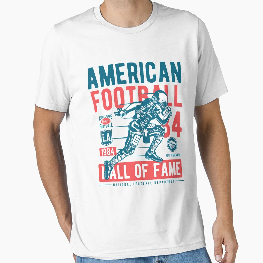 American Football Hall Fame T-Shirt - Aesthetic Graphic for Adults - T-Shirt, Sweatshirt, Hoodie