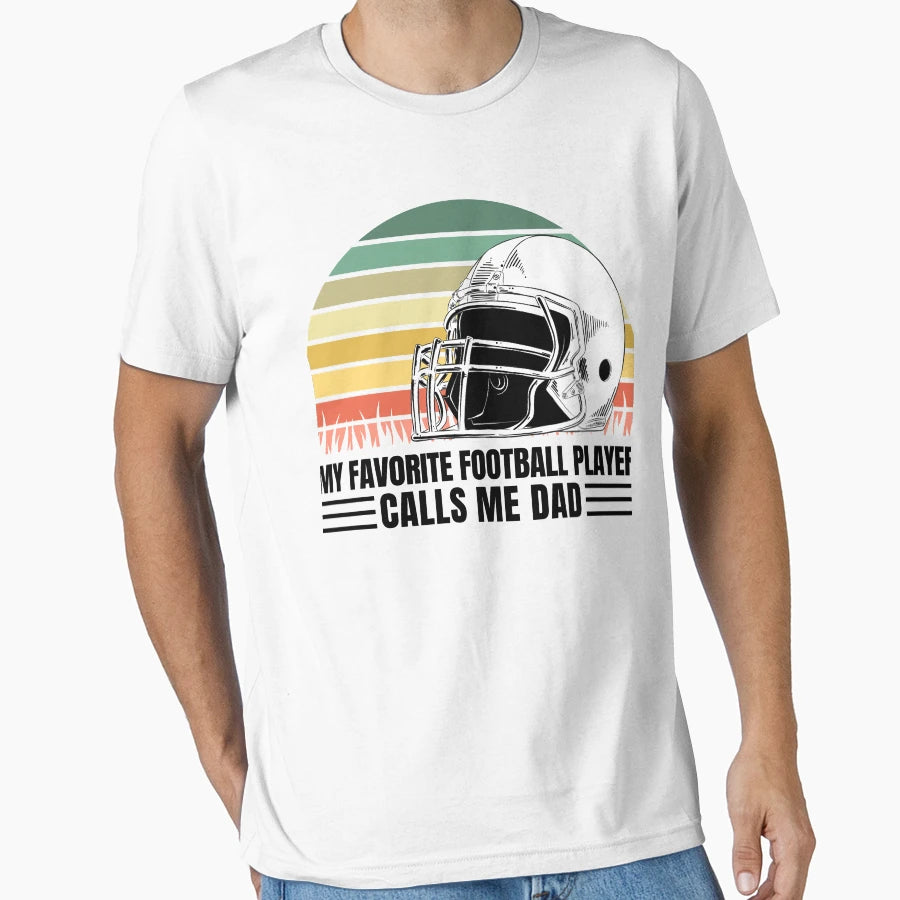 Funny Gift Football Dad T-Shirt - Trendy Graphic for Adults - T-Shirt, Sweatshirt, Hoodie