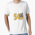 50 Pro Football Championship Ball T-Shirt - Fun Novelty Design Men Women - T-Shirt, Sweatshirt, Hoodie