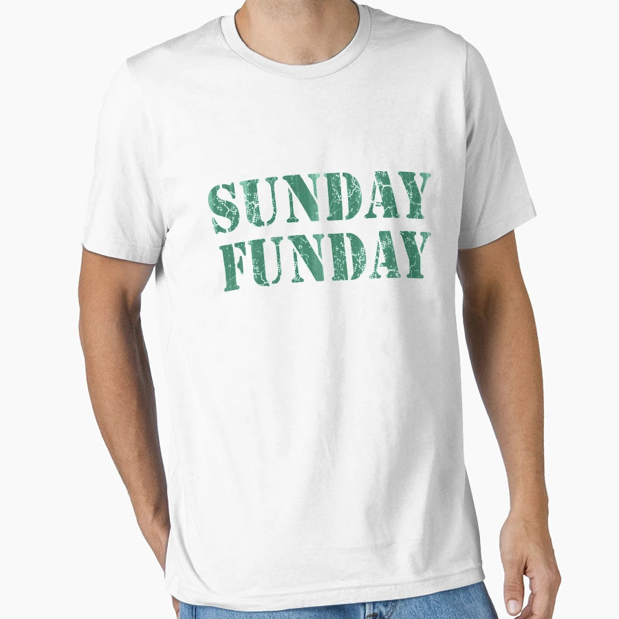Sunday Funday Football T-Shirt - Aesthetic Graphic for Adults - T-Shirt, Sweatshirt, Hoodie