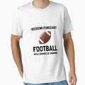 Weekend Forecast Football T-Shirt - Fun Novelty Design Men Women - T-Shirt, Sweatshirt, Hoodie