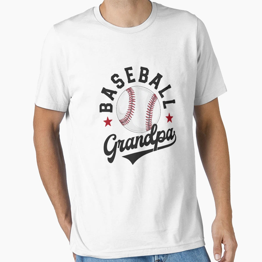 Baseball Grandpa Matching Family T-Shirt - Aesthetic Graphic for Adults - T-Shirt, Sweatshirt, Hoodie
