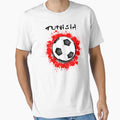 Tunisia Soccer Tunisia Football T-Shirt - Custom Art Print for Adults - T-Shirt, Sweatshirt, Hoodie