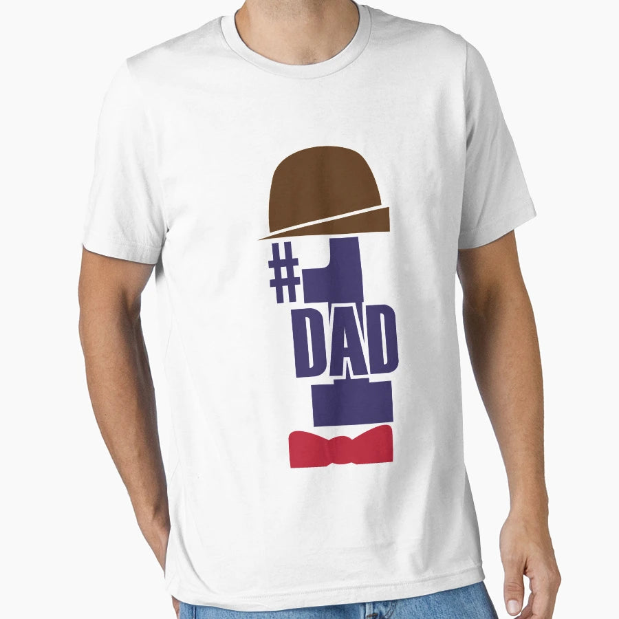 Funny Fathers Day Number 1 Dad Best T-Shirt - Graphic Print for Adults - T-Shirt, Sweatshirt, Hoodie
