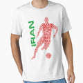 Iran Football Typography T-Shirt - Streetwear Style Men Women - T-Shirt, Sweatshirt, Hoodie