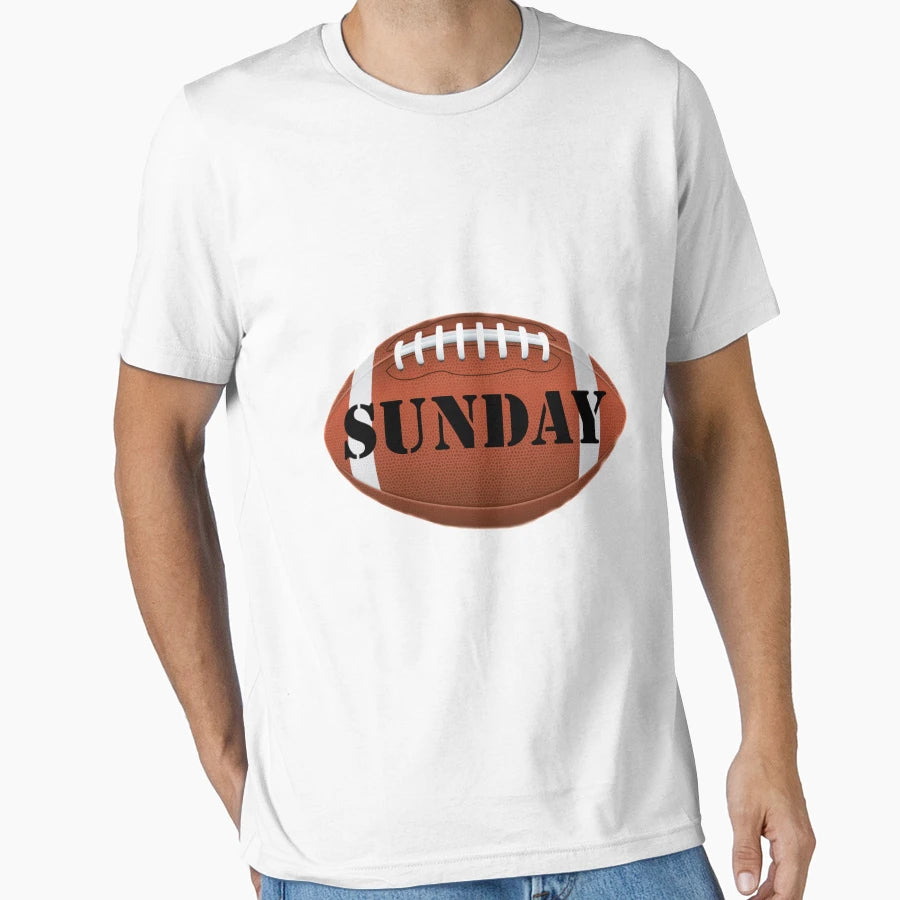 Match Football Superbowl Sunday Beer T-Shirt - Graphic Print Men Women - T-Shirt, Sweatshirt, Hoodie