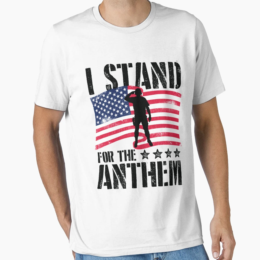 I Stand Anthem T-Shirt - Trendy Graphic for Adults - T-Shirt, Sweatshirt, Hoodie