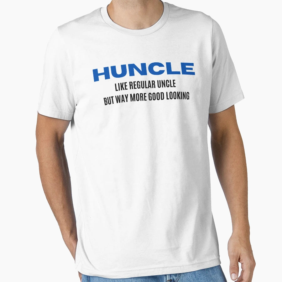 Huncle Gift Uncle Birthday And T-Shirt - Aesthetic Graphic for Adults - T-Shirt, Sweatshirt, Hoodie