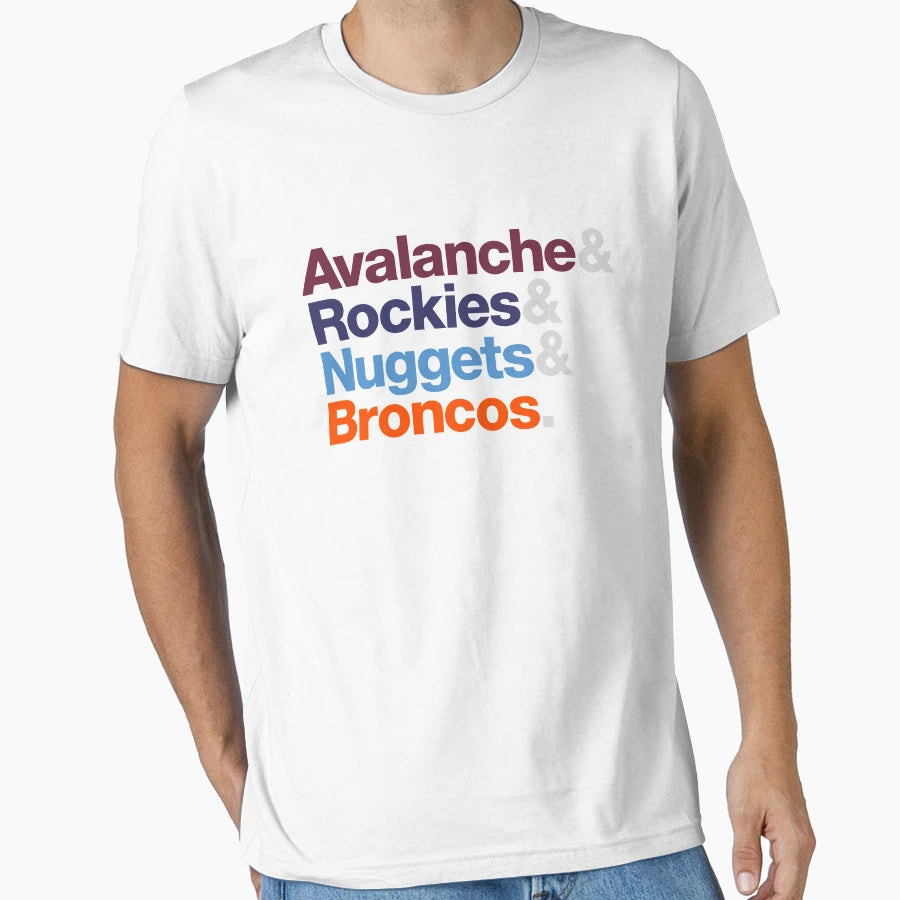 Denver Sports Teams T-Shirt - Casual Everyday Wear Unisex - T-Shirt, Sweatshirt, Hoodie