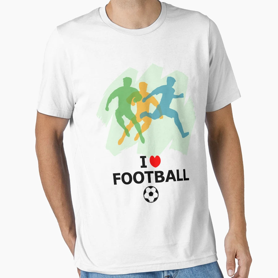 I Love Football T-Shirt - Novelty Apparel for Adults - T-Shirt, Sweatshirt, Hoodie