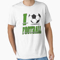 I Love Football T-Shirt - Unique Graphic for Adults - T-Shirt, Sweatshirt, Hoodie