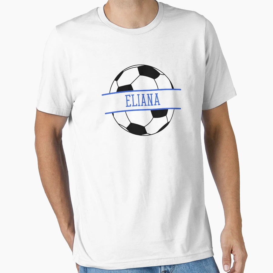 Eliana Personalized Soccer Ball T-Shirt - Trendy Graphic for Adults - T-Shirt, Sweatshirt, Hoodie