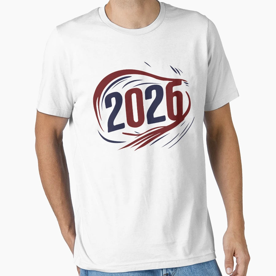 New Year 2026 Sporty T-Shirt - Streetwear Style Men Women - T-Shirt, Sweatshirt, Hoodie