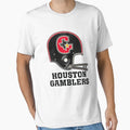 Defunct Houston Gamblers Football T-Shirt - Custom Art Print Men Women - T-Shirt, Sweatshirt, Hoodie