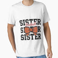 Football Sister Coquette Bow Teen T-Shirt - Custom Art Print Men Women - T-Shirt, Sweatshirt, Hoodie