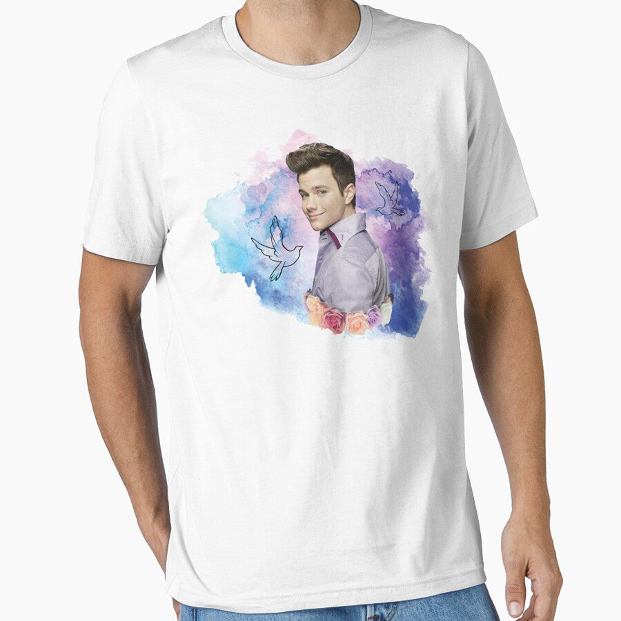 Glee Kurt Hummel Watercolour by SergejScholz - Adult & Kids T-Shirts, Sweatshirts & Hoodies apparel design preview 1