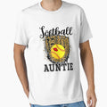 Softball Auntie Leopard Game Day Aunt T-Shirt - Streetwear Style Men Women - T-Shirt, Sweatshirt, Hoodie