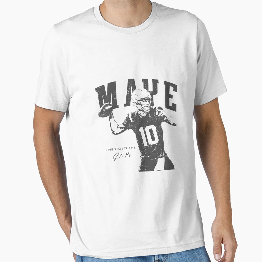 Drake Maye Patriots Football 90S T-Shirt - Unique Graphic Unisex - T-Shirt, Sweatshirt, Hoodie