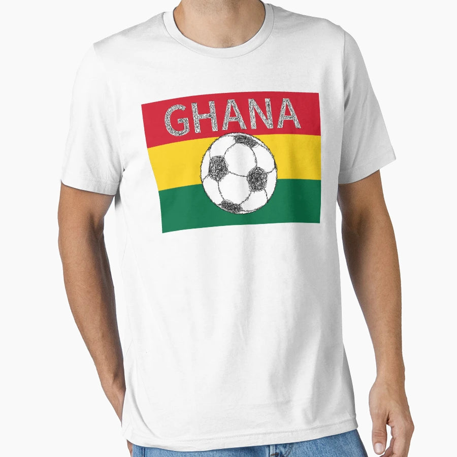 Football Ghana T-Shirt - Fun Novelty Design for Adults - T-Shirt, Sweatshirt, Hoodie