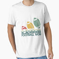Badass Football Mom T-Shirt - Aesthetic Graphic for Adults - T-Shirt, Sweatshirt, Hoodie