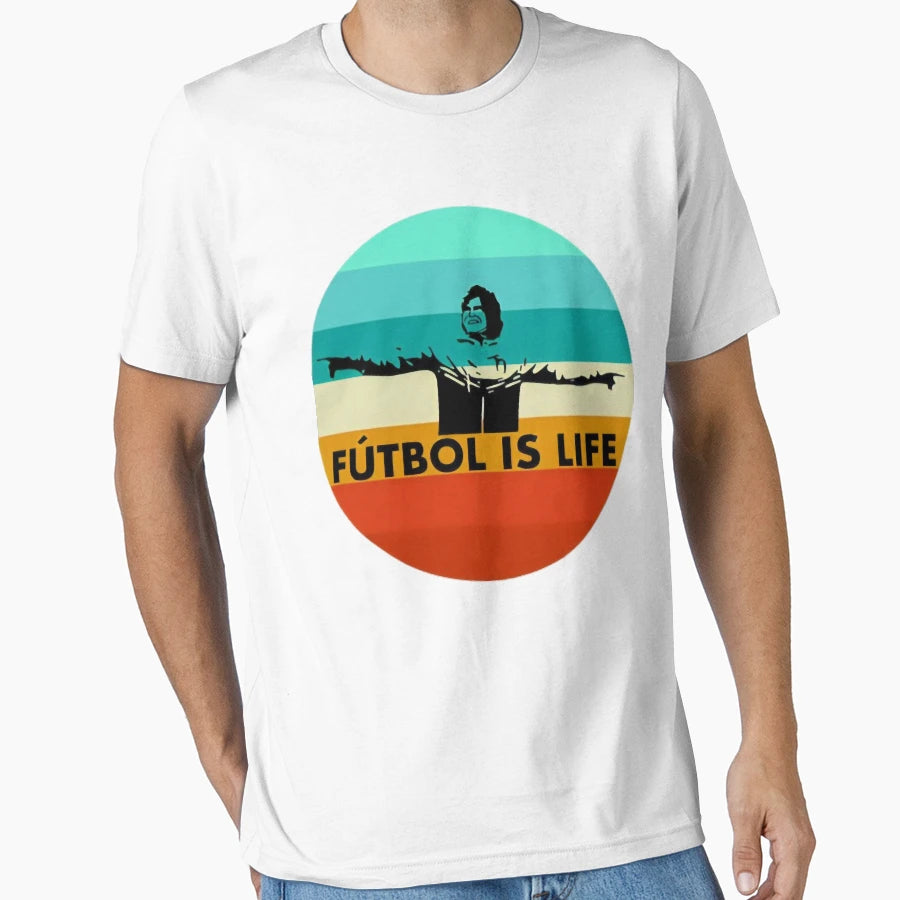Who Loves Music And Futbol Is Make T-Shirt - Casual Everyday Wear Unisex - T-Shirt, Sweatshirt, Hoodie