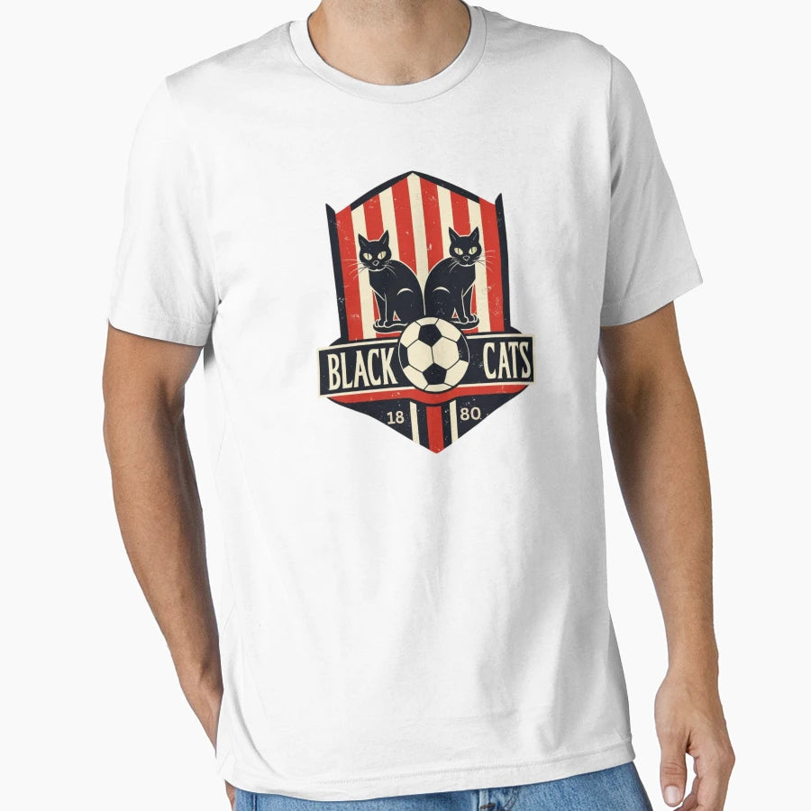 Sunderland Sunderland Black Cats T-Shirt - Aesthetic Graphic Men Women - T-Shirt, Sweatshirt, Hoodie