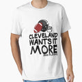 Cleveland Wants It More Play Off T-Shirt - Aesthetic Graphic for Adults - T-Shirt, Sweatshirt, Hoodie