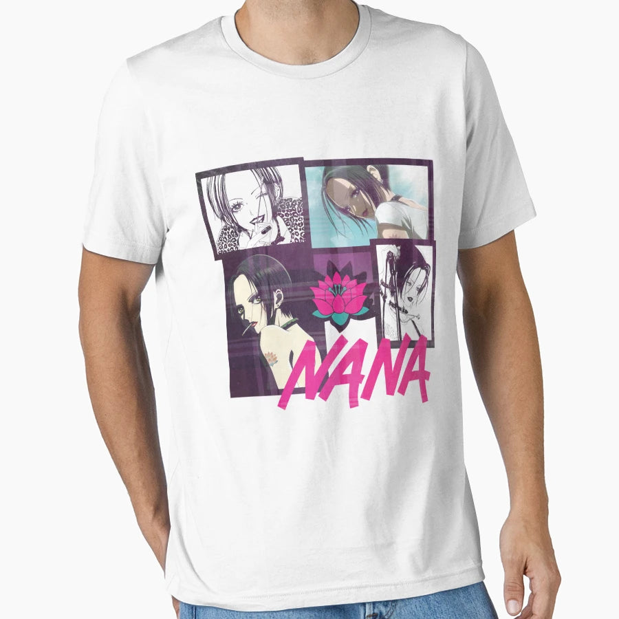 Nana Fitted Scoop T-Shirt - Streetwear Style for Adults - T-Shirt, Sweatshirt, Hoodie