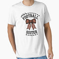 American Football Sister Coquette Bow T-Shirt - Aesthetic Graphic Unisex - T-Shirt, Sweatshirt, Hoodie