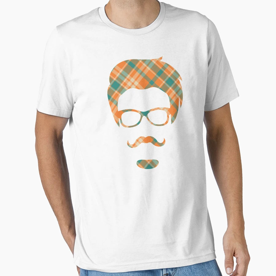 Plaid Head Silhouette T-Shirt - Streetwear Style for Adults - T-Shirt, Sweatshirt, Hoodie