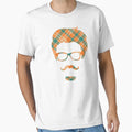 Plaid Head Silhouette T-Shirt - Streetwear Style for Adults - T-Shirt, Sweatshirt, Hoodie