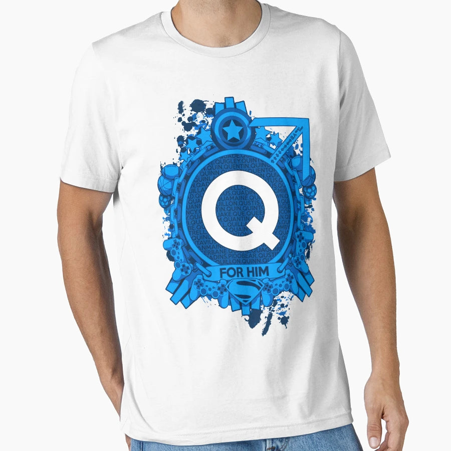 Him Q T-Shirt - Minimalist Print Unisex - T-Shirt, Sweatshirt, Hoodie