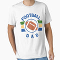 Football Dad Sports Dad Dad Life Blue T-Shirt - Novelty Apparel Men Women - T-Shirt, Sweatshirt, Hoodie
