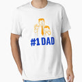 Number One 1 Dad T-Shirt - Trendy Graphic Unisex - T-Shirt, Sweatshirt, Hoodie