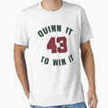 Minnesota Quinn Hughes 43 Quinn It To T-Shirt - Custom Art Print Unisex - T-Shirt, Sweatshirt, Hoodie