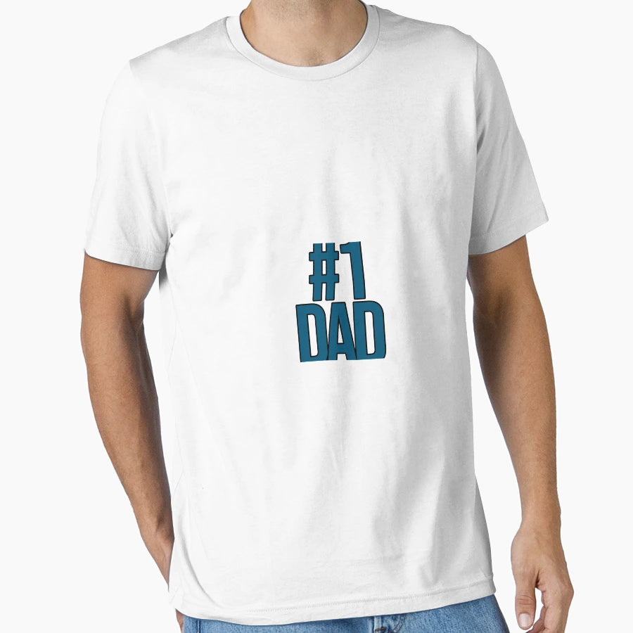 Fathers Day Number One Dad T-Shirt - Trendy Graphic Men Women - T-Shirt, Sweatshirt, Hoodie
