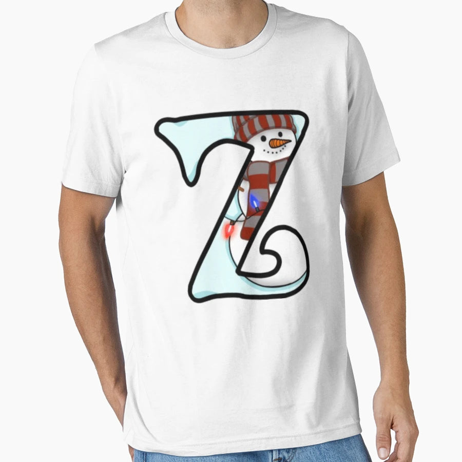Holiday Themed Letter Z T-Shirt - Fun Novelty Design Unisex - T-Shirt, Sweatshirt, Hoodie