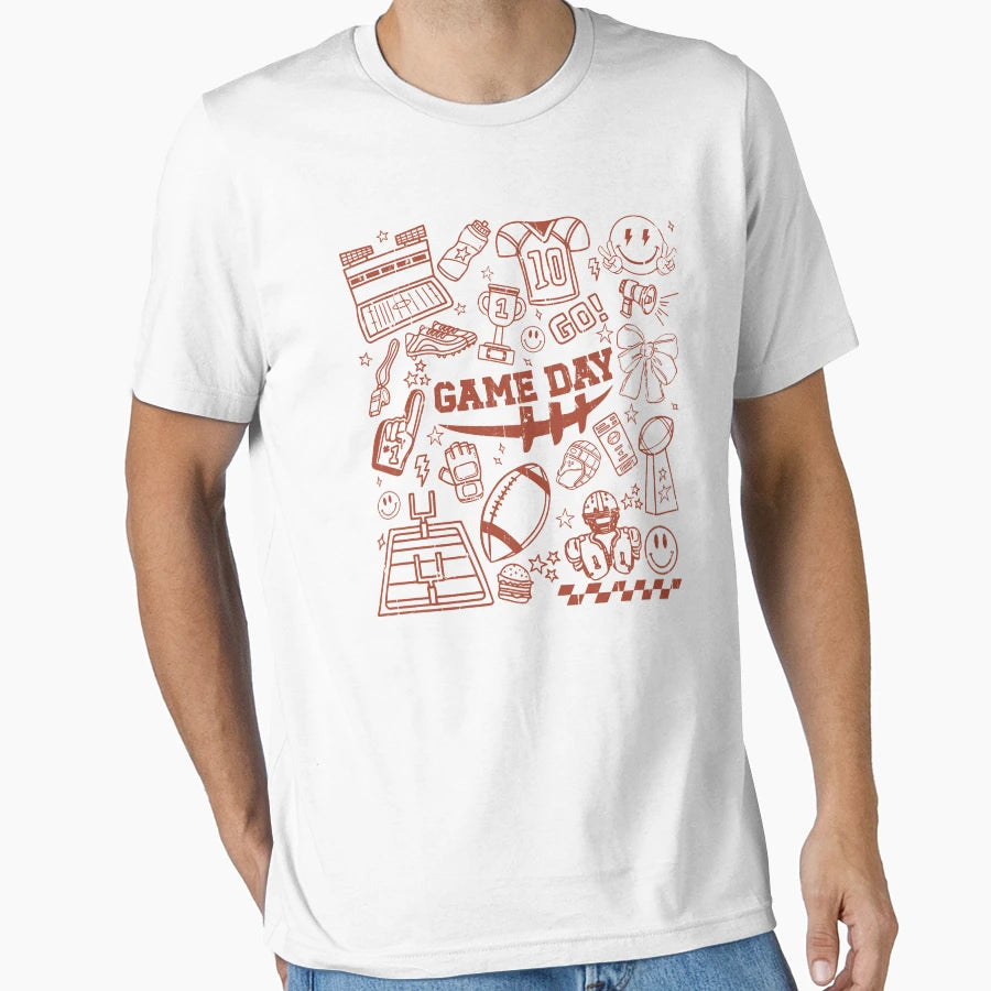 Game Day T-Shirt - Custom Art Print for Adults - T-Shirt, Sweatshirt, Hoodie