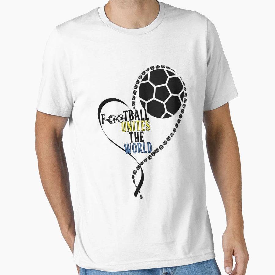 Football Unites World T-Shirt - Unique Graphic Men Women - T-Shirt, Sweatshirt, Hoodie