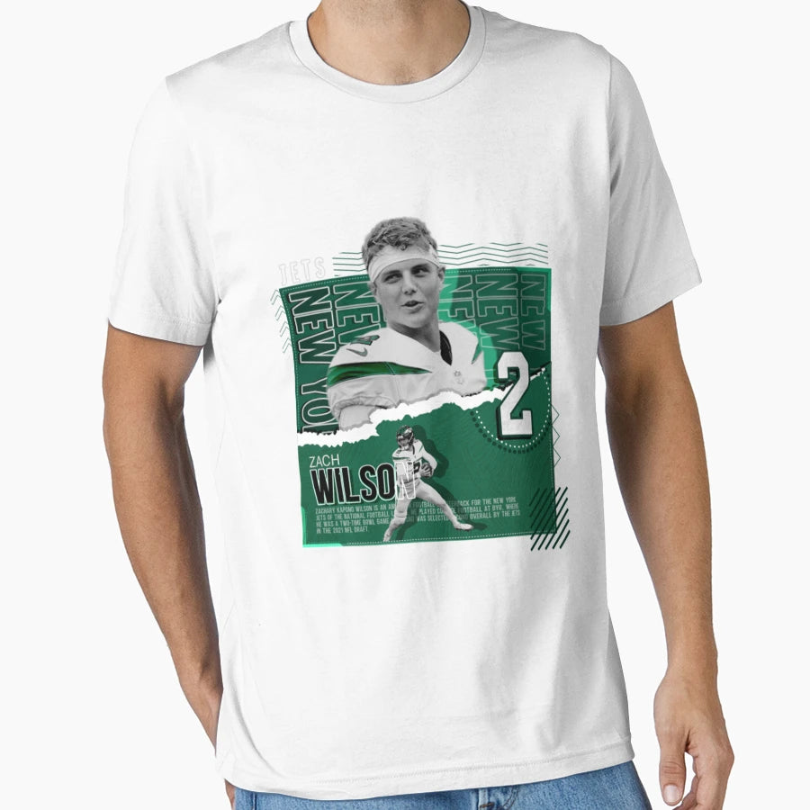 Zach Wilson New 2 T-Shirt - Minimalist Print Men Women - T-Shirt, Sweatshirt, Hoodie